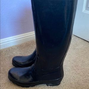 London Fog knee high rain boots